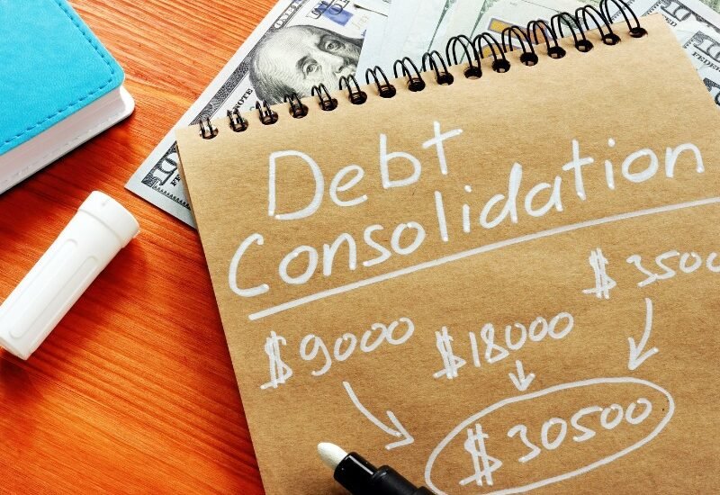 An image illustrating debt consolidation techniques. Find out the best way to consolidate debt and regain control of your finances